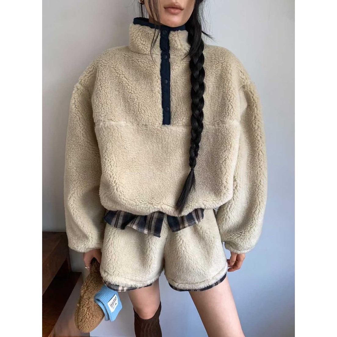 八1203韩国东大门运动短裤区4517583韩版个性可爱流行冬季魅力