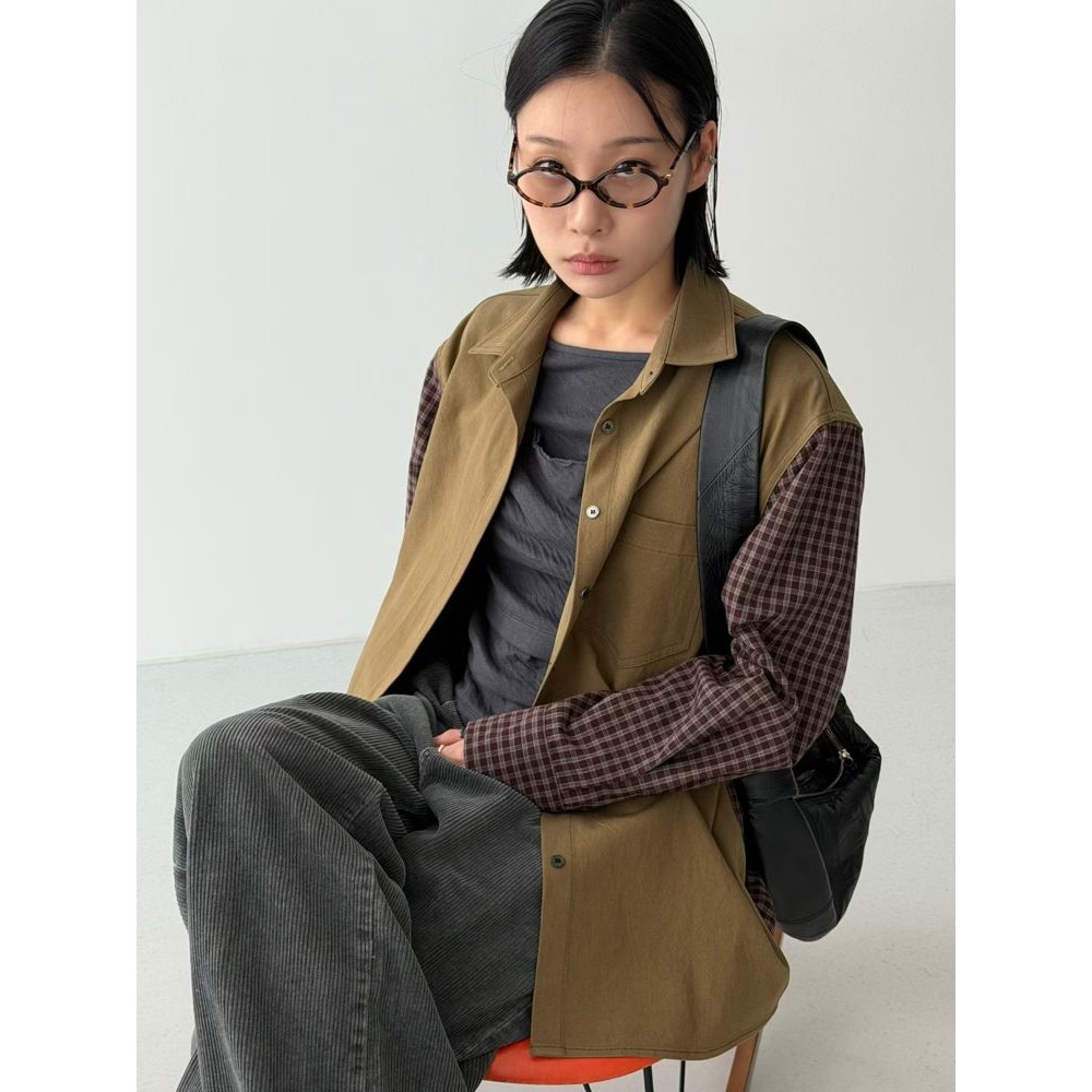 九1108韩国东大门衬衫-区WEREPIECE-8691392韩版百搭可爱学院冬季