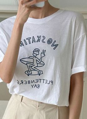 六0903韩国正品purplia-47019 T恤区复古秋季都市通勤欧美纯色