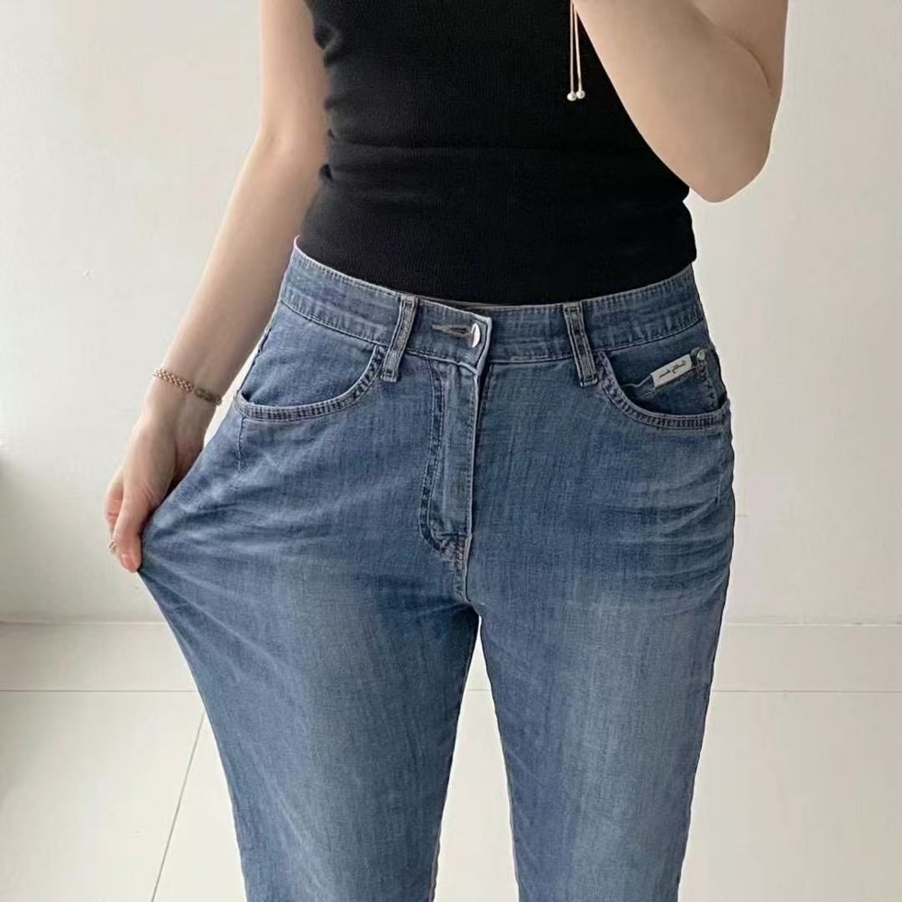 九0704韩国东大门运动牛仔裤区HowLuk-8577022正品百搭夏款原宿