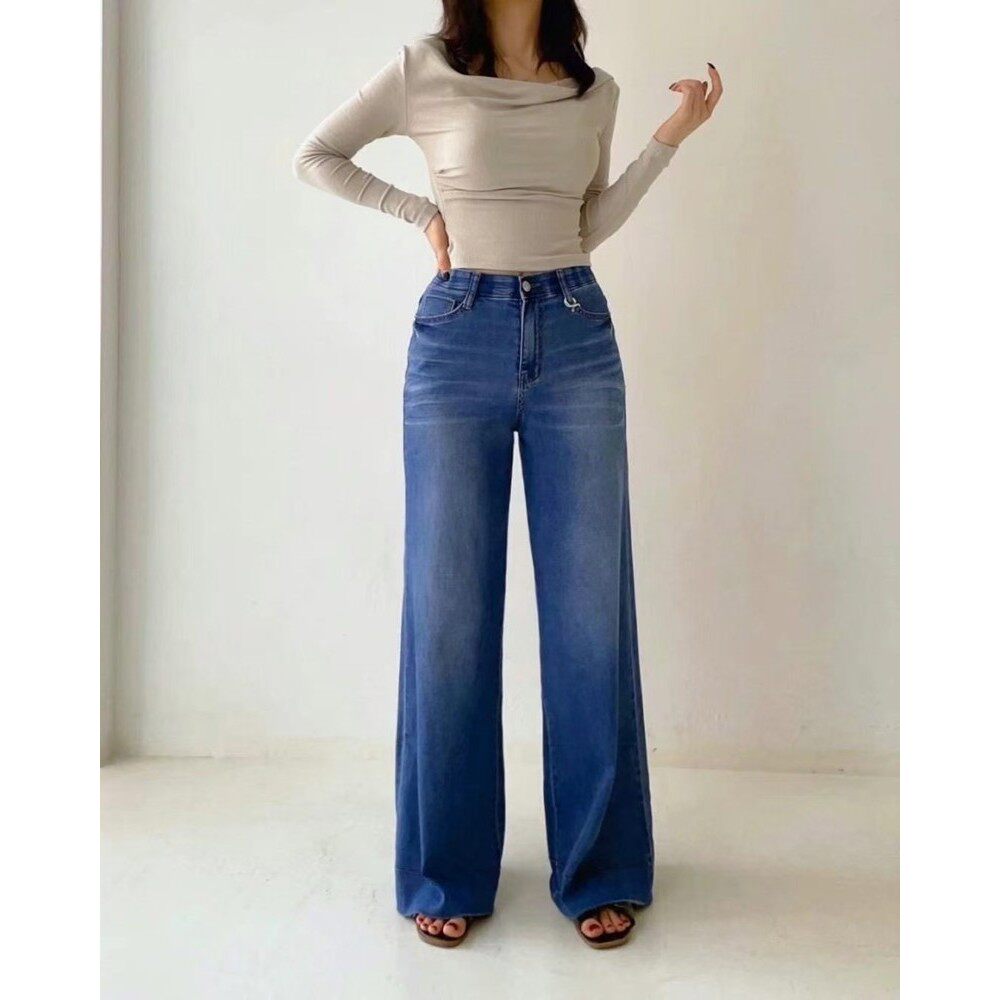 九0704韩国东大门运动牛仔裤区HowLuk-8577015夏季优雅正品大气