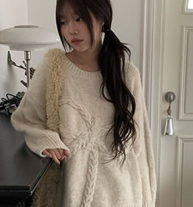 五1214韩国直邮an-yon-emore- 针织衫5063334区秋冬高端韩版复古