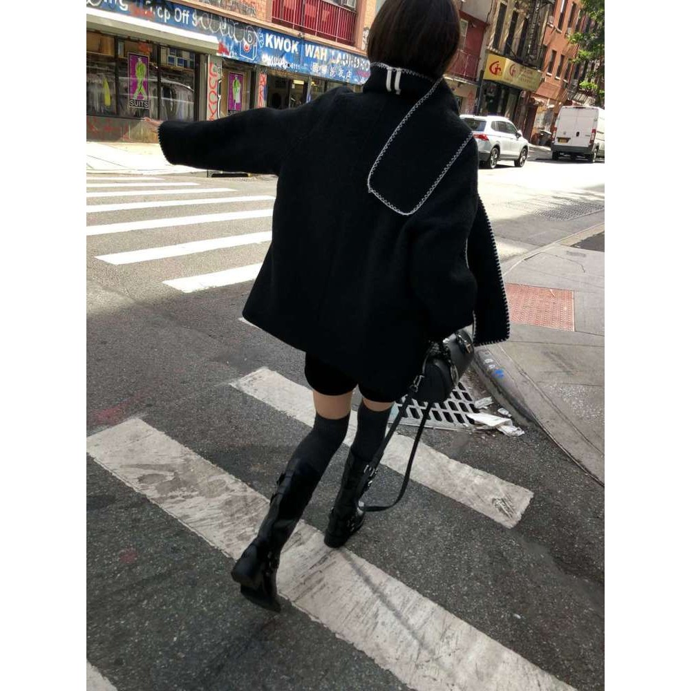 九1015韩国东大门大衣区atmosphere-8669555独特秋季原宿通勤浪漫