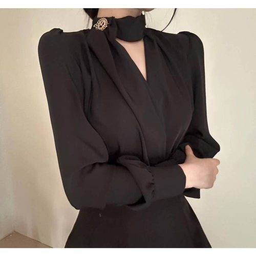 九1211韩国东大门衬衫-区sugar-8723739简洁春季街头通勤复古纯色