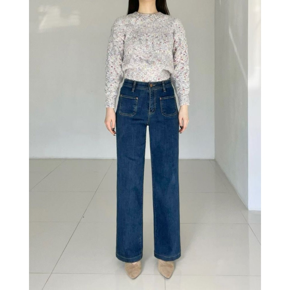 九1108韩国东大门运动牛仔裤区HowLuk-8692725炸街直邮流行人气