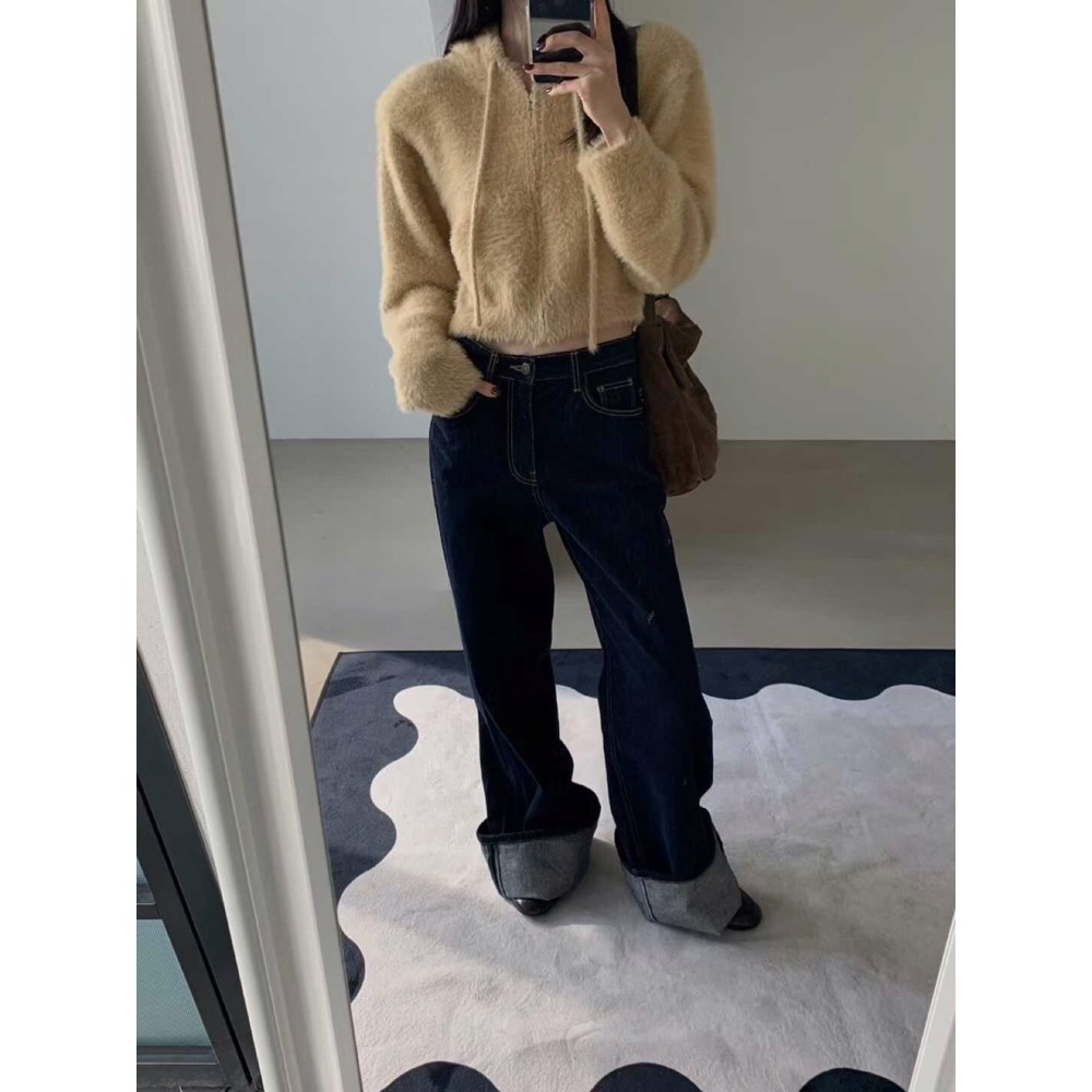 九1120韩国东大门运动牛仔裤区VERANDA-8705189风格秋季原宿通勤