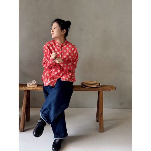 九0322韩国东大门衬衫-区YANAGI-8755074直邮流行人气简约春季