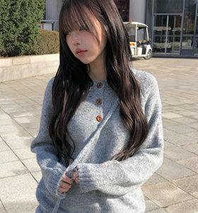 五1214韩国直邮an-yon-emore- 针织衫5063746区简洁秋冬高端韩版