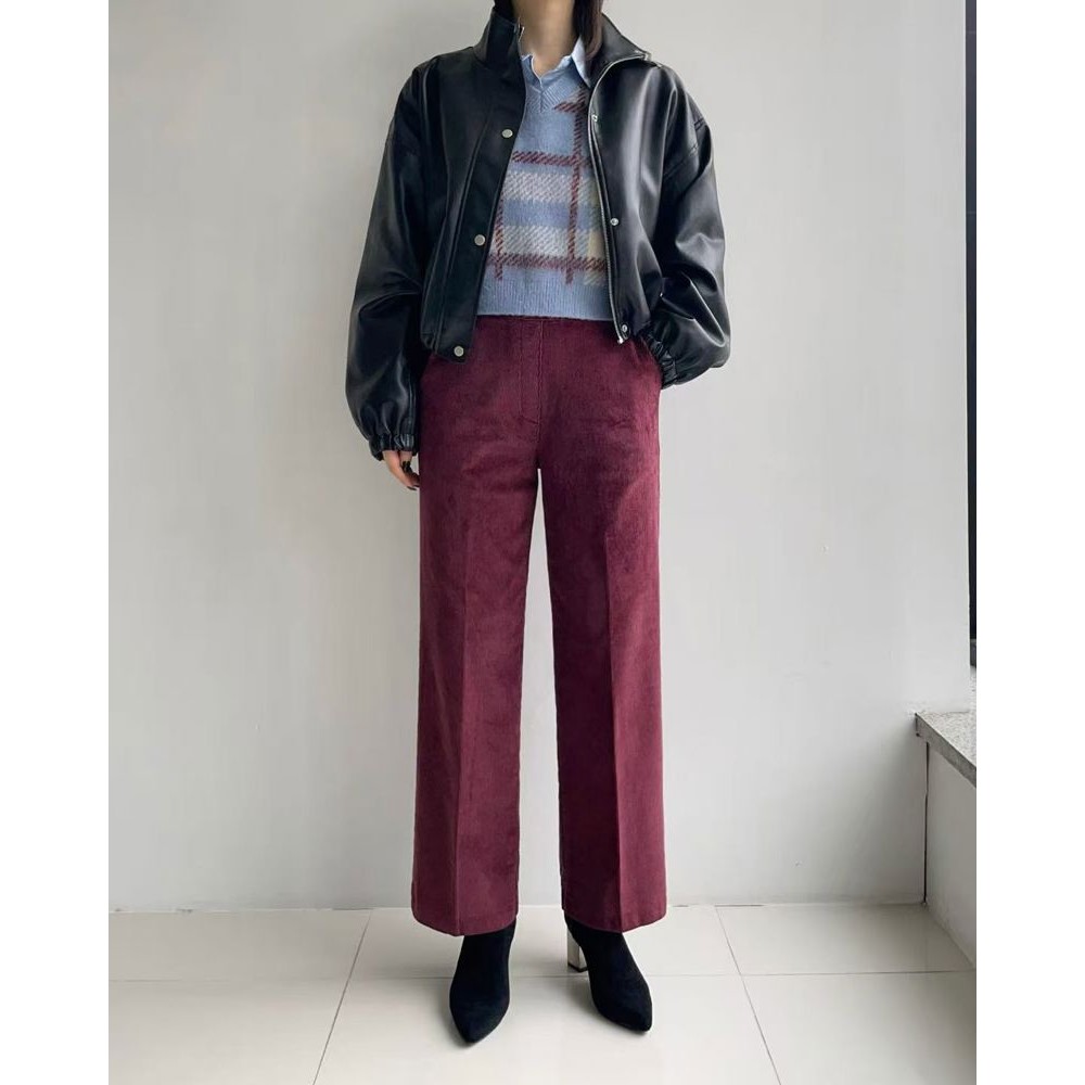 九1108韩国东大门休闲长裤区HowLuk-8692753正品瑞丽冬款端庄新款