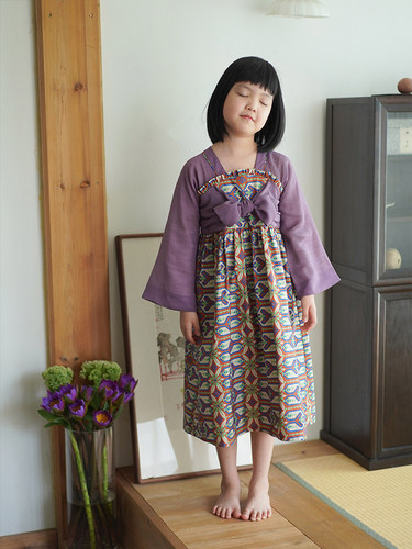 满呐女童连衣裙汉服秋冬