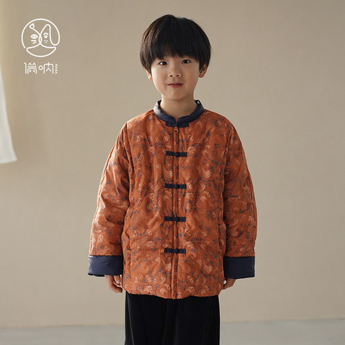 儿童新中式羽绒服轻盈保暖年服