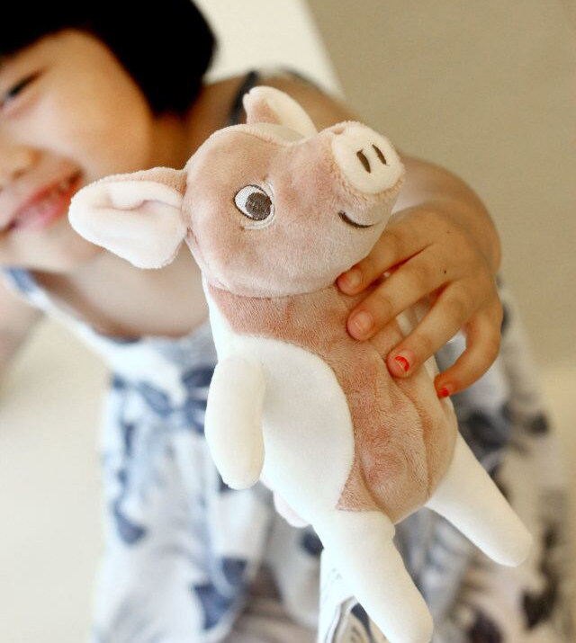 科诺利猪粉红猪迷你猪萌萌猪三只小猪安抚玩具玩偶公仔生日礼物