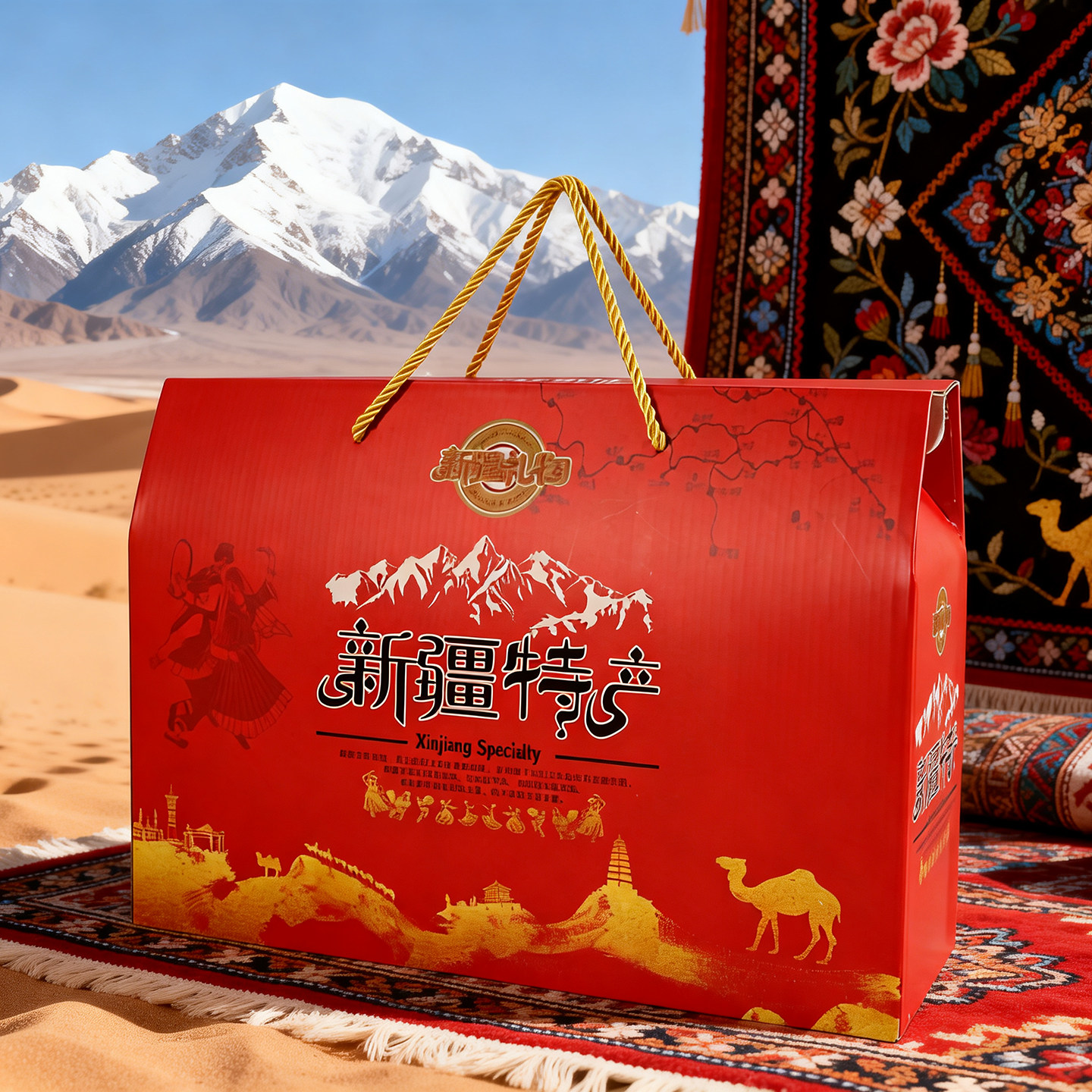 新疆特产干果礼盒包装盒空盒手提箱定制年货红枣夹核桃坚果礼品盒,包装,礼品盒,淘宝优惠券,粉丝福利购,淘宝优惠卷