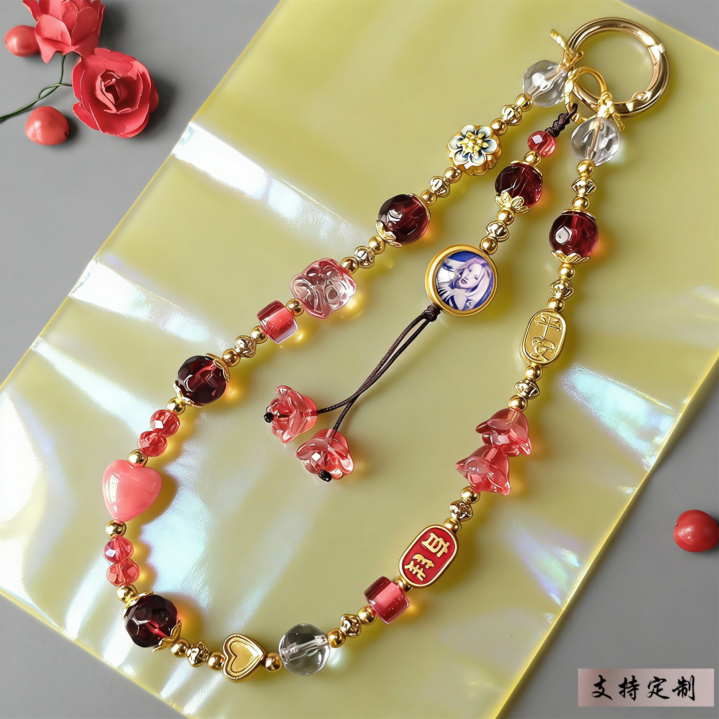 手机链包装朱运文创高达Gundamseed暴富防丢吉祥如意新款挂绳随身