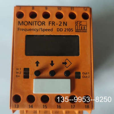 议价传感器IFM易福门数据速度监视器: DD2105，FR-2N详谈