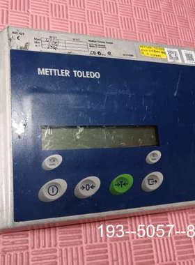 议价梅特勒托利多IND425电子秤控制表头，蓝色面板，带按键详谈