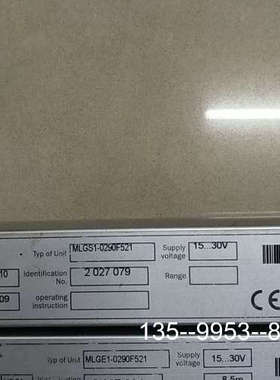 原装正品 SICK MLGS1-0290F521 MLGE1-0290F521 价格详谈