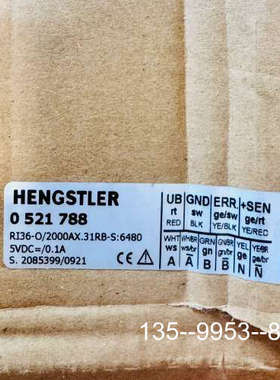 原装正品型号RI36-O/2000AX.31RB-S:6480，价格详谈