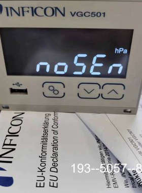议价英福康VGC501真空计显示器，398-481正详谈