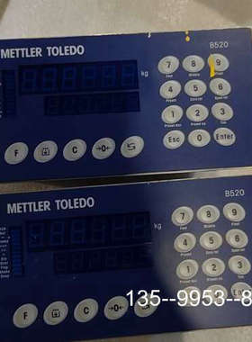 原装正品梅特勒-托利多称重显示控制器XK3124(B520)，型号Y价格详