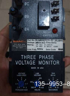 议价SSAC 三相电压监测器   型号RLM811（PC详谈