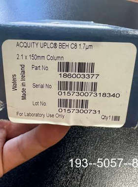 议价186003377 沃特世色谱柱，，盒子有破损，实详谈