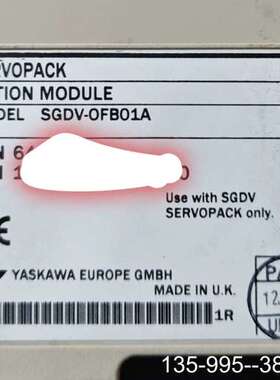 原装正品模块，带原SGDV-OFB01A价格详谈