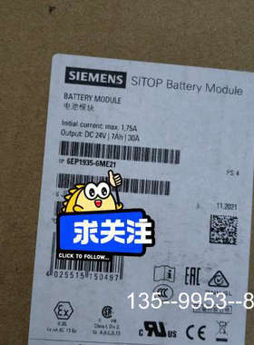议价电池模块6EP1935-6ME21，详谈