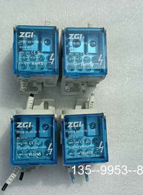 原装正品ZGI分线端子 ZPDB 35-16/16 1-1/6，蓝色价格详谈
