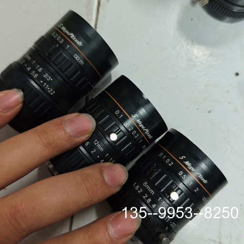 原装正品JKJ 12mm工业镜头，5 Mega Pixels，1:1价格详谈