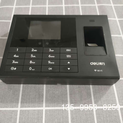 原装正品得力3765C人脸指纹混合识别考勤机价格详谈