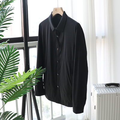 春装男士时尚户外休闲衬衫式夹克