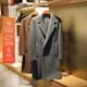 2024秋冬季 新款 男商务休闲英伦绅士风高端天丝羊毛双面呢大衣9627