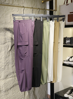 山系工装裤男2025春夏季新款美式户外休闲风轻量级宽松伞兵裤1006