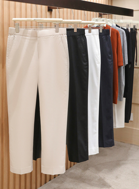 意式奢华老钱风2026春季新款男士高端商务休闲小直筒休闲长裤2103