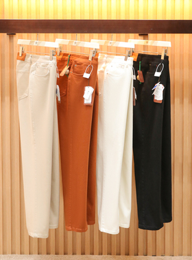 意式奢华2025春秋季新款男商务休闲有机棉弹力修身直筒牛仔裤1743