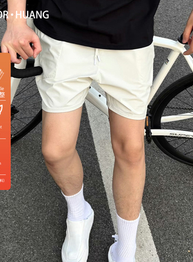 城市机能风2025夏季新款男士户外健身跑步骑行运动速干短裤潮1046