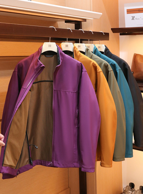 2025秋季新款男士户外徒步黑科技石墨烯发热立领冲锋夹克外套1459