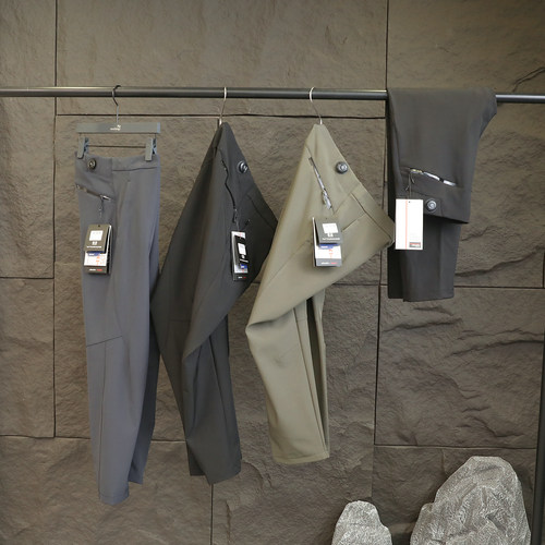 2024秋冬季新款男士城市户外运动科技旋转纽扣调节加绒休闲裤8695