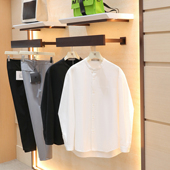 新款 男士 高端休闲100%棉老钱风亨利领纯棉长袖 2025秋季 衬衫 潮1307