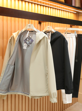 2026春季新款高级感户外徒步旅行露营登山三防冲锋压胶夹克男2090