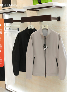 意式奢华2025早秋季新款男士高端老钱风户外休闲商务立领外套1299