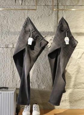 2025早春新款男士商务休闲城市通勤弹力抗皱不起球柔软牛仔裤9851