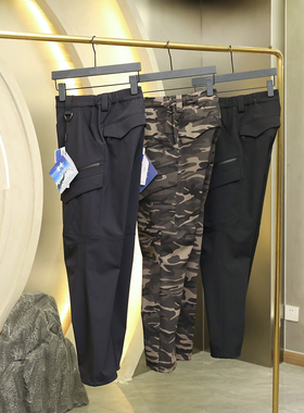 2025秋季新款男士城市户外休闲徒步旅行登山裤三防软壳冲锋裤1381