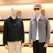 2025秋冬新款 双面呢大衣1669 时尚 男士 高端羊毛混纺夹克轻熟风短款