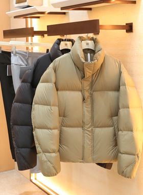 2025冬新款男士高端90白鸭绒高充绒量户外保暖立领面包羽绒服1648