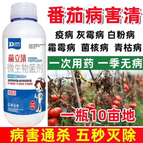 番茄病全治杀菌剂番茄白粉病早晚疫病灰霉病特效药西红柿专用药