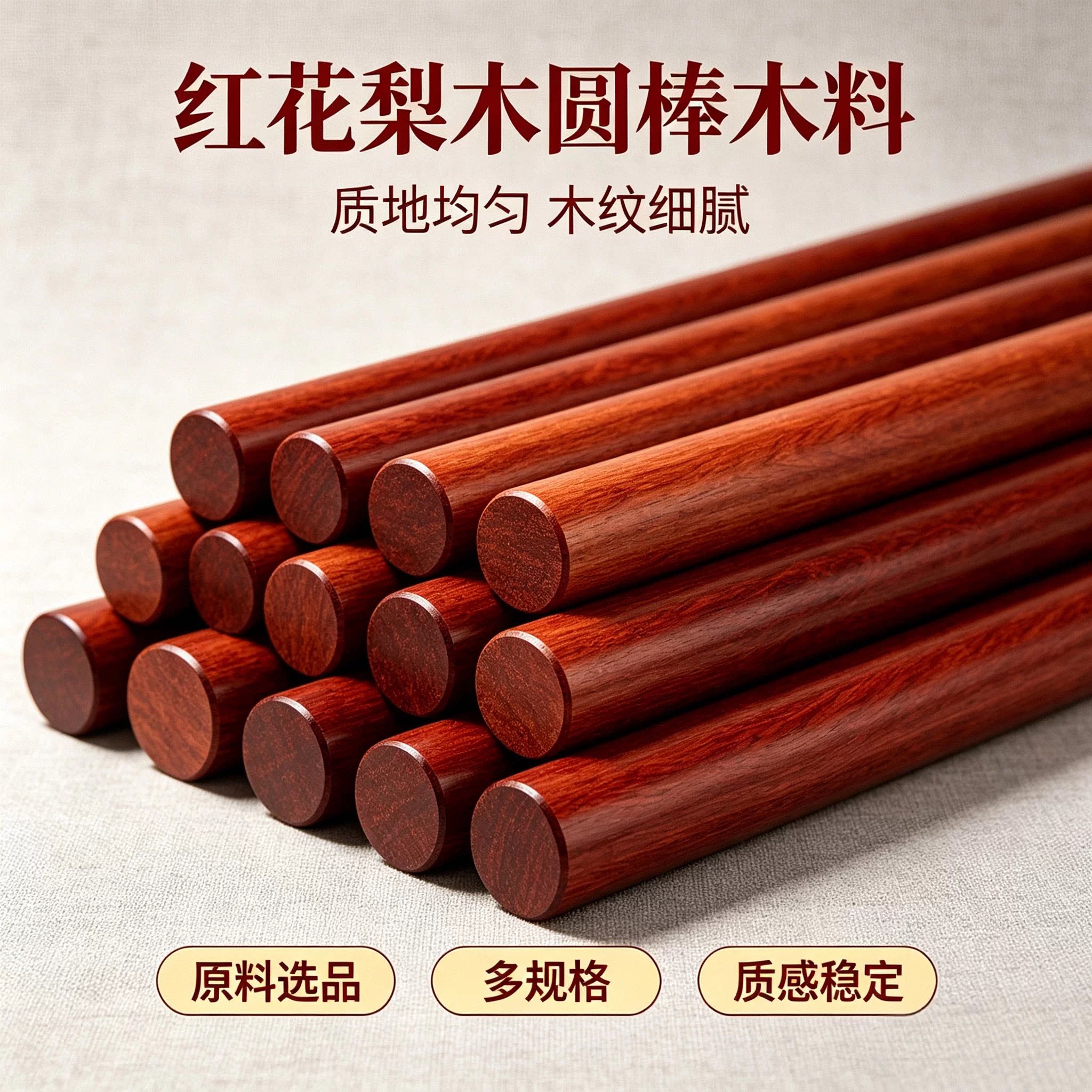 红花梨红木武术棍表演长棍太极养生杖齐眉棍少林棍鞭杆乌龙盘棍