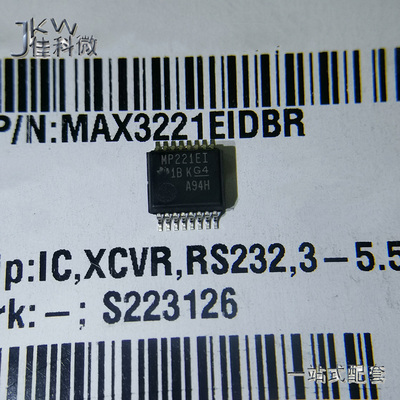 原装MAX3221EIDB 电子BOM配单 MAX3221EI 丝印MP211EI 封装SSOP16