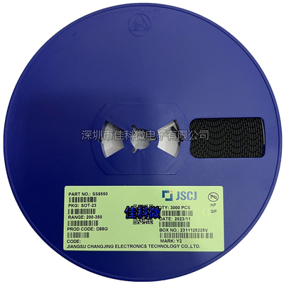 CJ长电长晶SS8050 SS8550 S8050 S8550 丝印Y1 Y2 J3Y 2TY SOT-23